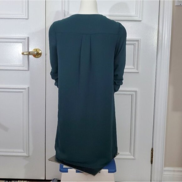 Teal Cardi Shirt Dress - Picture 6 of 15